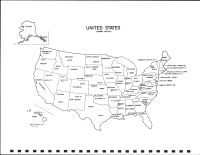 United States Map, Bon Homme County 1983